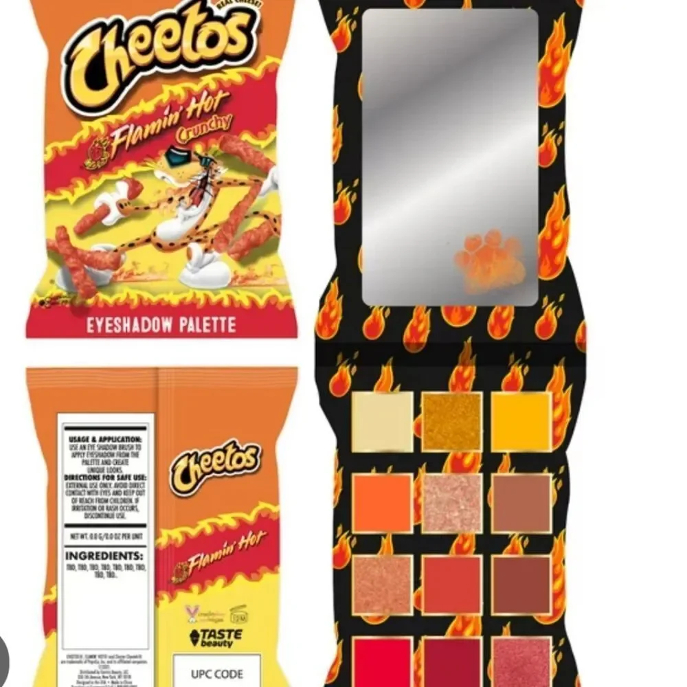 Taste Beauty Cheetos Flamin Hot Eyeshadow Palette